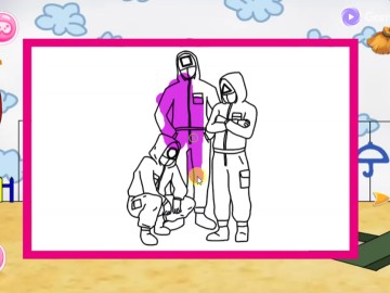 Coloring Squid Game