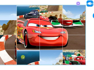 McQueen Cars Puzzle Slide